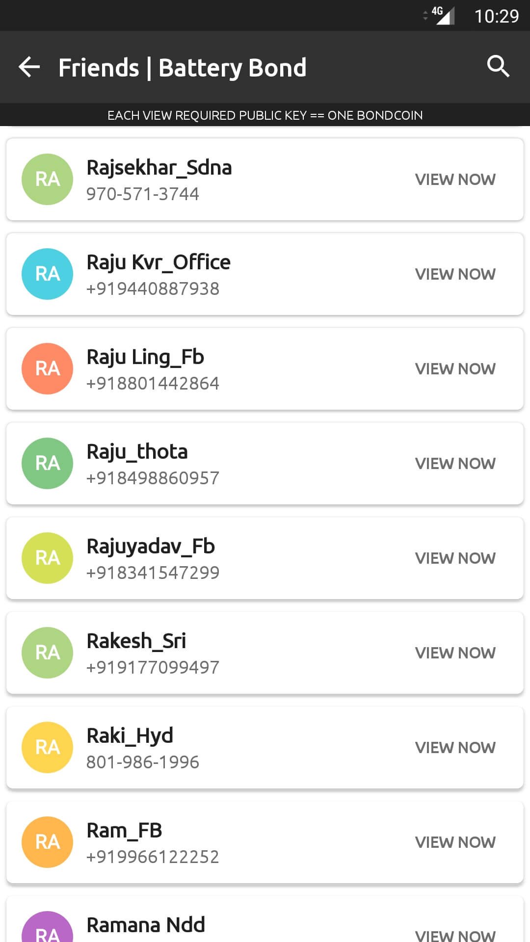 Battery Bond App - Crypto Exchange